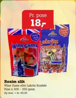 Poetzsch Padborg Rexim slik tilbud
