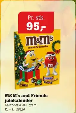 Poetzsch Padborg M&M's and Friends julekalender tilbud
