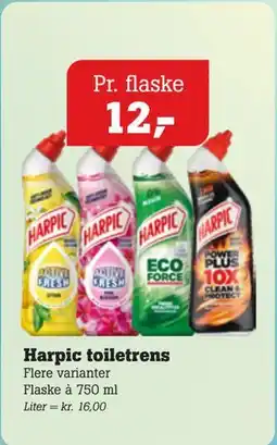 Poetzsch Padborg Harpic toiletrens tilbud