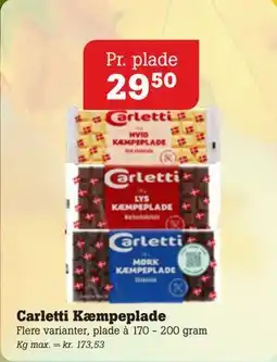 Poetzsch Padborg Carletti Kæmpeplade tilbud