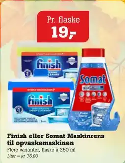 Poetzsch Padborg Finish eller Somat Maskinrens til opvaskemaskinen tilbud