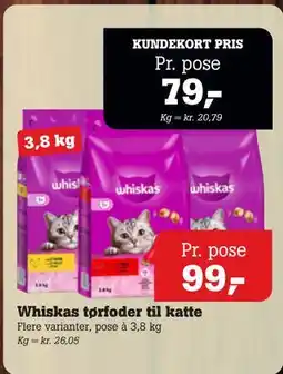 Poetzsch Padborg Whiskas tørfoder til katte tilbud