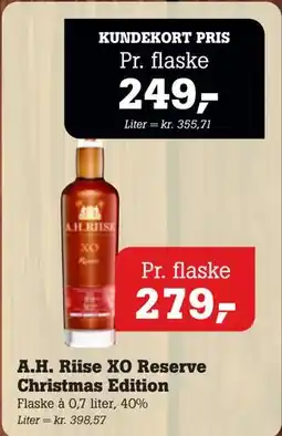 Poetzsch Padborg A.H. Riise XO Reserve Christmas Edition tilbud