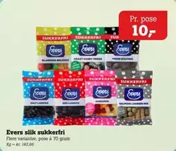 Poetzsch Padborg Evers slik sukkerfri tilbud