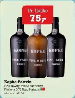 Poetzsch Padborg Kopke Portvin tilbud
