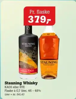 Poetzsch Padborg Stauning Whisky tilbud