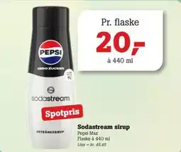 Poetzsch Padborg Sodastream sirup tilbud