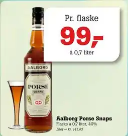 Poetzsch Padborg Aalborg Porse Snaps tilbud