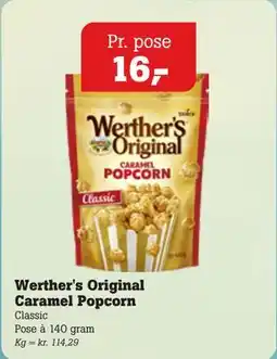 Poetzsch Padborg Werther's Original Caramel Popcorn tilbud