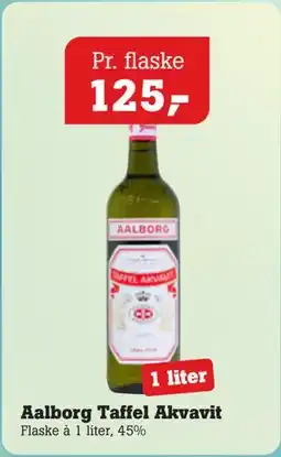 Poetzsch Padborg Aalborg Taffel Akvavit tilbud