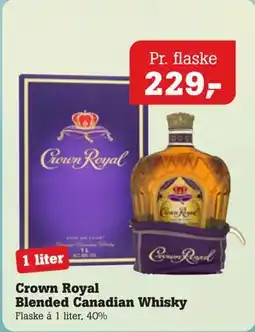 Poetzsch Padborg Crown Royal Blended Canadian Whisky tilbud