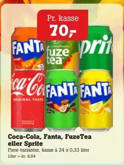Poetzsch Padborg Coca-Cola, Fanta, FuzeTea eller Sprite tilbud