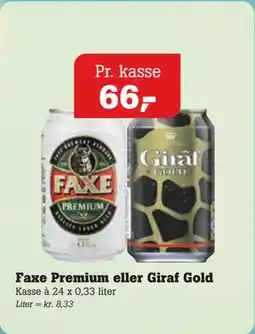 Poetzsch Padborg Faxe Premium eller Giraf Gold tilbud