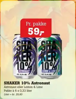 Poetzsch Padborg SHAKER 10% Astronaut tilbud