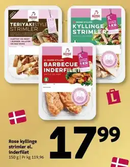 Løvbjerg Rose kyllinge strimler el. inderfilet tilbud