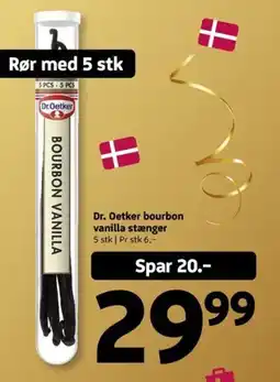 Løvbjerg Dr.Oetker bourbon vanilla stænger tilbud