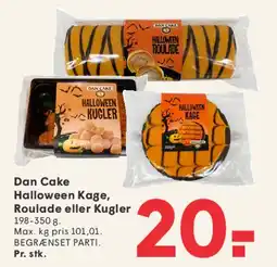 SPAR Dan Cake Halloween Kage, Roulade eller Kugler tilbud