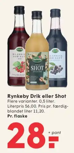 SPAR Rynkeby Drik eller Shot tilbud