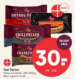 SPAR Gøl Pølser tilbud