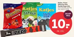 SPAR Katjes, Fazer slikpose eller Panda Pepe XXL tilbud