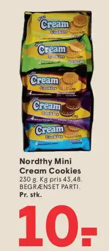 SPAR Nordthy Mini Cream Cookies tilbud