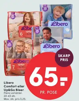 SPAR Libero Comfort eller Up&Go Bleer tilbud