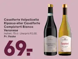 SPAR Casalforte Valpolicella Ripasso / Casalforte Campoforti Bianco Veronese tilbud