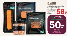 SPAR OMHU Færøsk Laks / Håndpillede Rejer tilbud