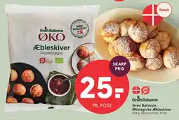 SPAR Grøn Balance Økologiske Æbleskiver (pandestegte) tilbud