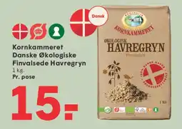 SPAR Kornkammeret Danske Økologiske Finsvalsede Havregryn tilbud