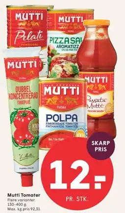 SPAR Mutti Tomater tilbud