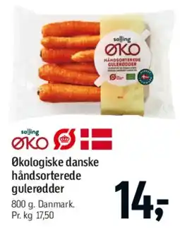 Føtex Økologiske danske håndsorterede gulerødder tilbud