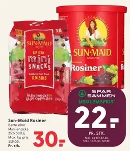 SPAR Sun‑Maid Rosiner tilbud