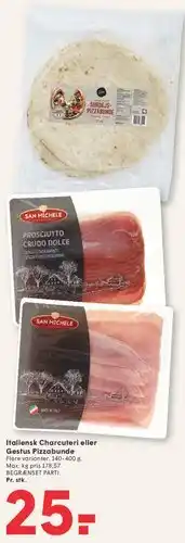 SPAR Italiensk Charcuteri eller Gestus Pizzabunde tilbud