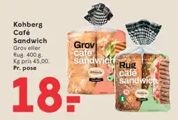 SPAR Kohberg Café Sandwich tilbud