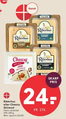 SPAR Riberhus / Cheasy Skivesost tilbud
