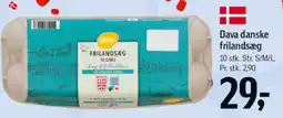 Føtex Dava danske frilandsæg tilbud