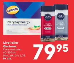 SPAR Livol eller Gerimax tilbud