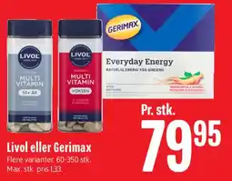 Min Købmand Livol eller Gerimax tilbud