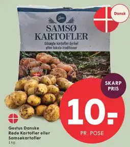 SPAR Gestus Danske Røde Kartofler eller Samsø Kartofler tilbud