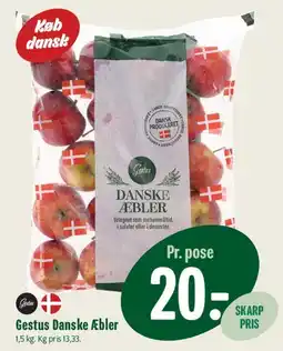 Min Købmand Gestus Danske Æbler tilbud