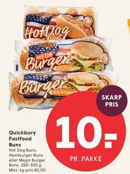 SPAR Quickbury Fastfood Buns tilbud
