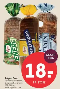 SPAR Pågen Brød tilbud