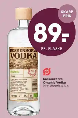 SPAR Koskenkorva Organic Vodka tilbud