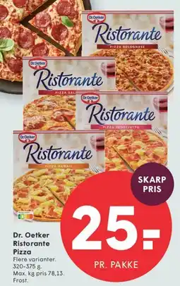 SPAR Dr. Oetker Ristorante Pizza tilbud