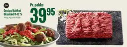 Min Købmand Gestus Hakket Oksekød 8-12% (prominent top offer) tilbud