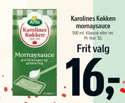 Føtex Karolines Køkken mornaysauce tilbud