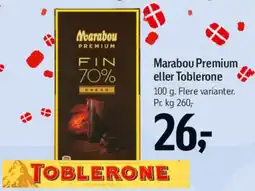 Føtex Marabou Premium eller Toblerone tilbud