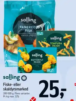 Føtex Paneret fisk og rejer (frosne) tilbud