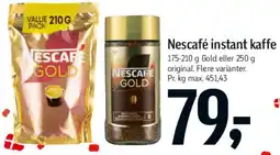 Føtex Nescafé instant kaffe tilbud